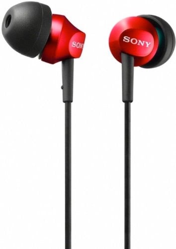 Sony MDREX50LPR - Auriculares in-ear, rojo