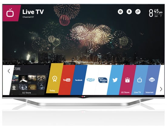 LG smart TV televisor