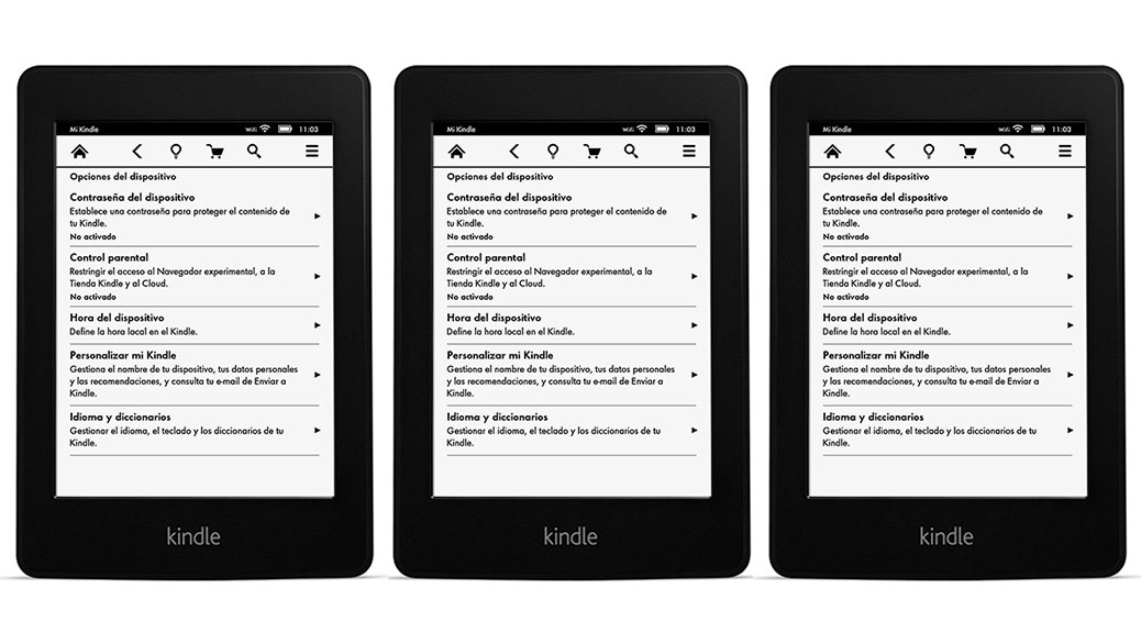 El Kindle Paperwhite 2 viene con 4GB de almacenamiento en vez de 2GB