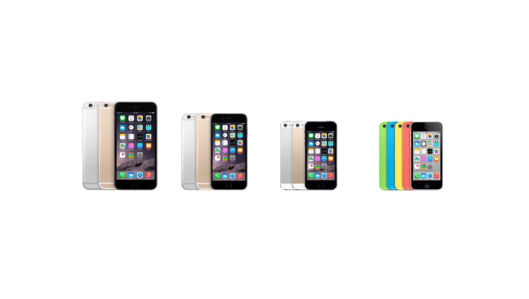 Apple iPhone 5s vs Apple iPhone 6 vs Apple iPhone 6 Plus