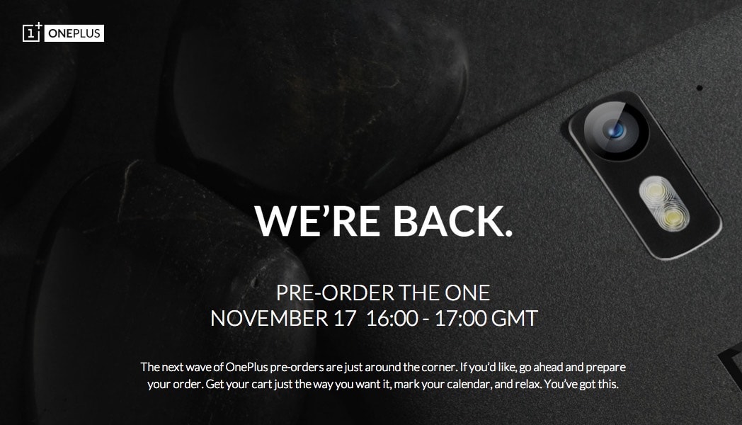 OnePlus One pre-order