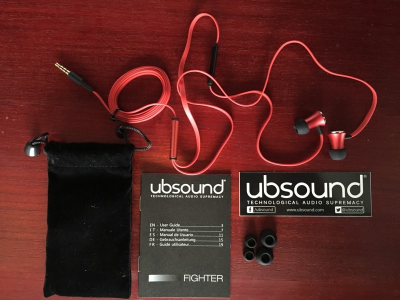 Ubsound Fighter auriculares in-ear