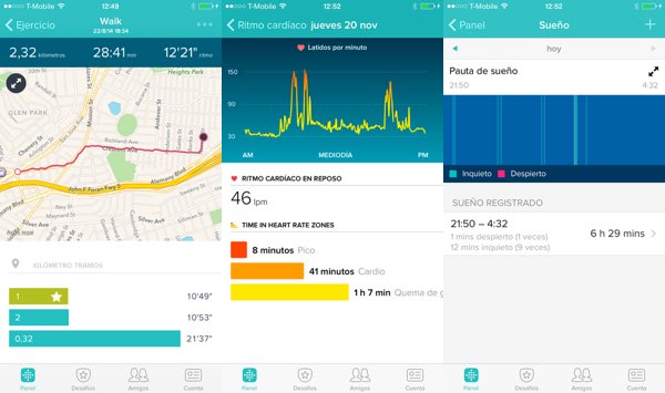 Fitbit Charge HR app