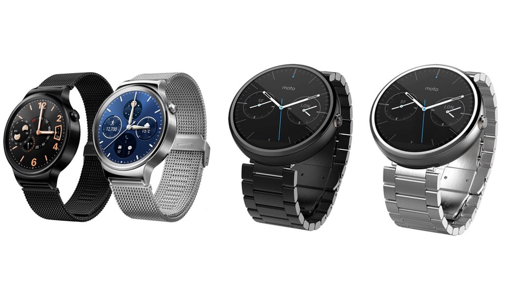 Huawei Watch vs. Moto 360 (comparativa): dos relojes Android Wear con estilo