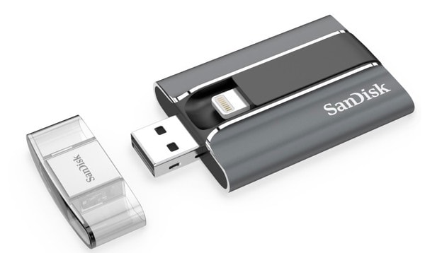 SanDisk iXpand -Memoria USB -Lightning de 128 GB