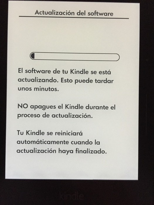 Ten el firmware actualizado de tu Kindle