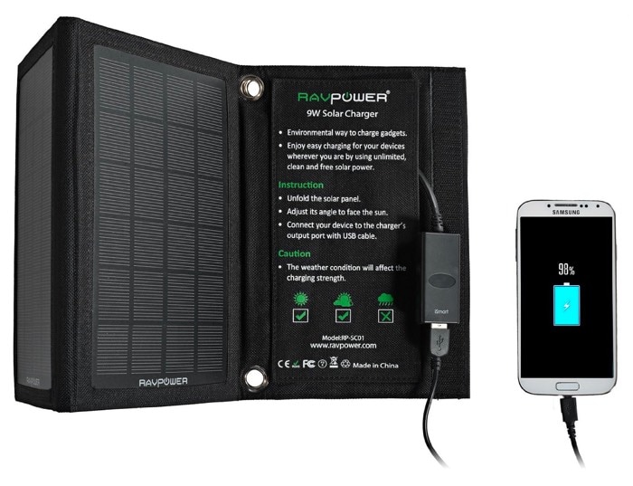 RAVPower RP-SC01 9W - Cargador solar - Opinión