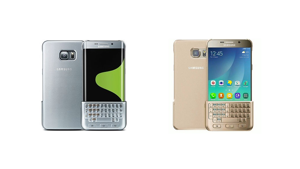 La vuelta del teclado físico a los nuevos smartphones de Samsung, el Galaxy Note 5 y el S6 Edge+