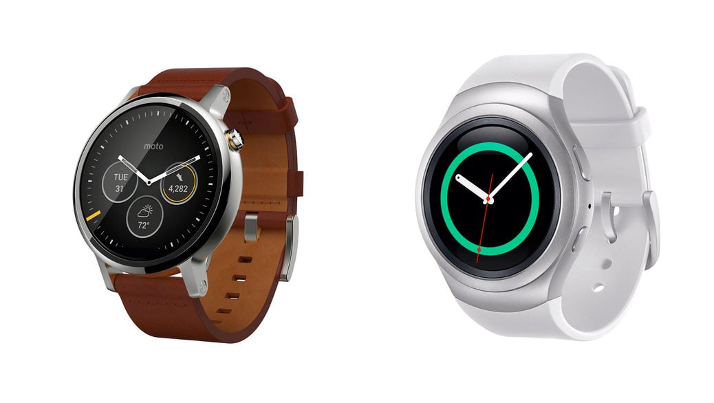 Motorola Moto 360 vs Samsung Gear S2