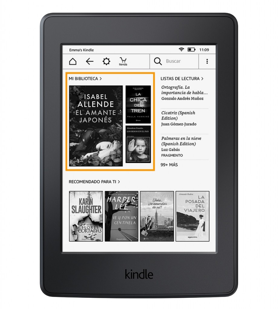 Novedades del nuevo firmware para el eReader Kindle