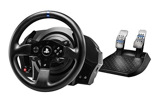 Thrustmaster - Volante T300 RS con pedales para PS4, PS3 y PC