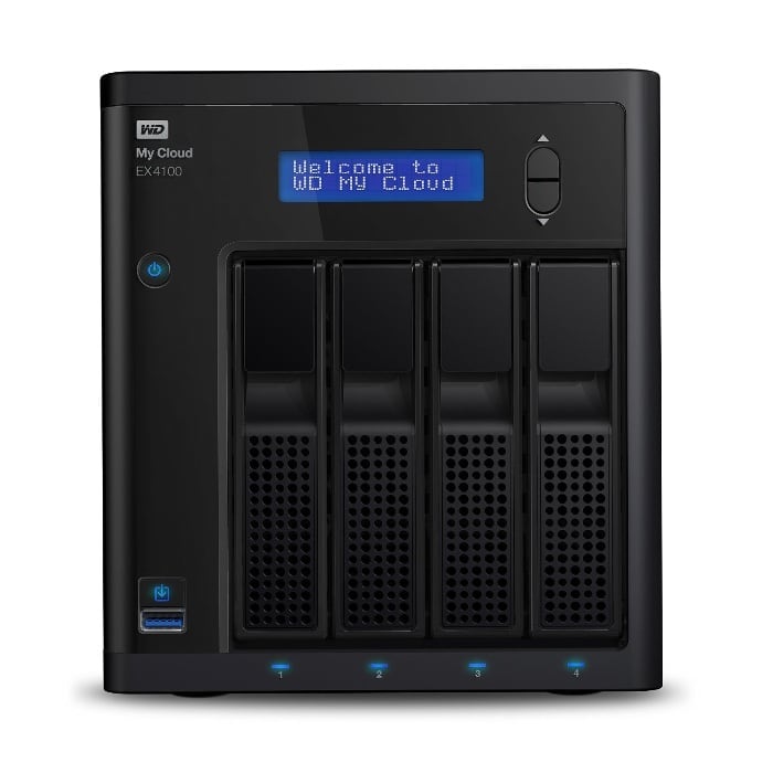 WD My Cloud EX4100 Expert Series - Almacenamiento en red NAS de 16 TB (4 compartimentos)