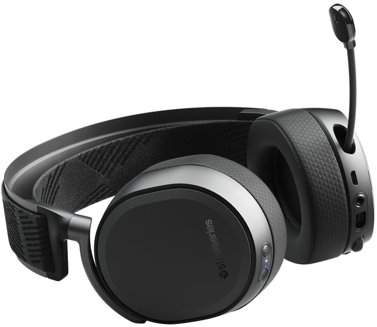 Mejor auricular premium para gaming inalámbrico con micrófono para la PS3 o PS4: SteelSeries Arctis Pro Wireless - Auriculares de juego inalámbricos