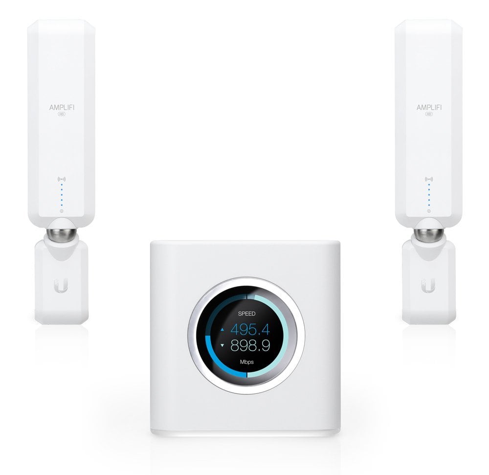 Los mejores routers WIFI Mesh: Ubiquiti Amplifi Home Wi-Fi Mesh – conmutador de 4 puertos – GigE – 802.11 abgnac – Banda Dual (AFI de HD)