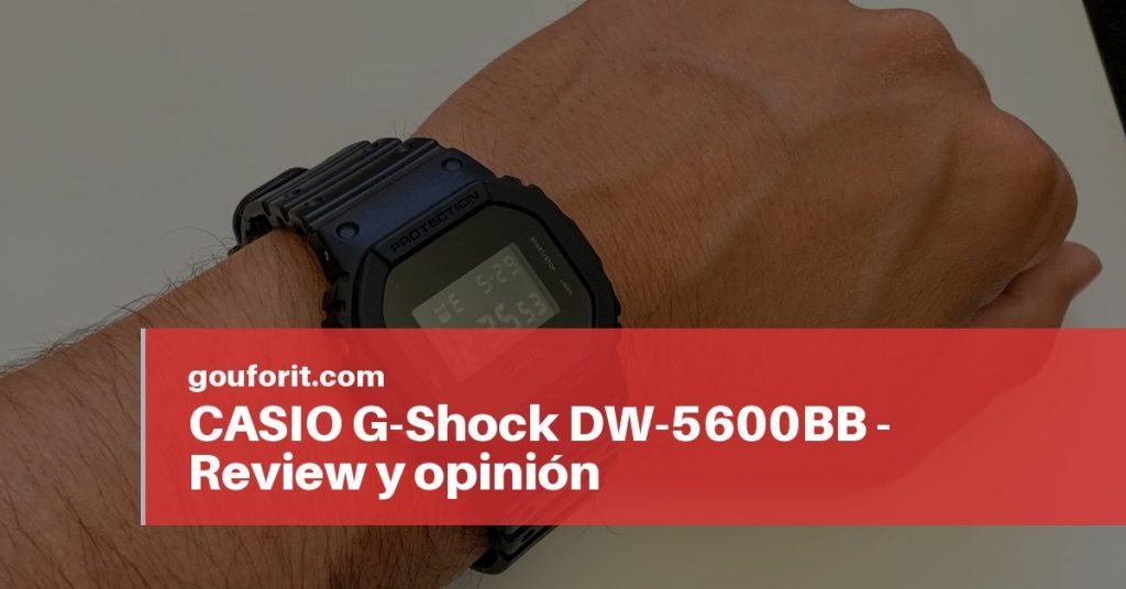 CASIO G-Shock DW-5600BB - Review y opinión