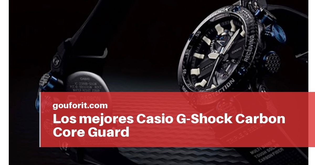 Los mejores Casio G-Shock Carbon Core Guard