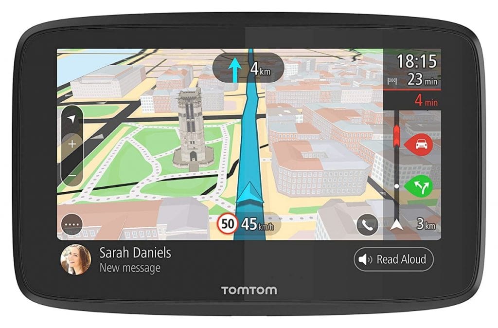 TomTom GO 620 - Navegador con pantalla de 6 pulgadas, manos libres, Siri y Google Now