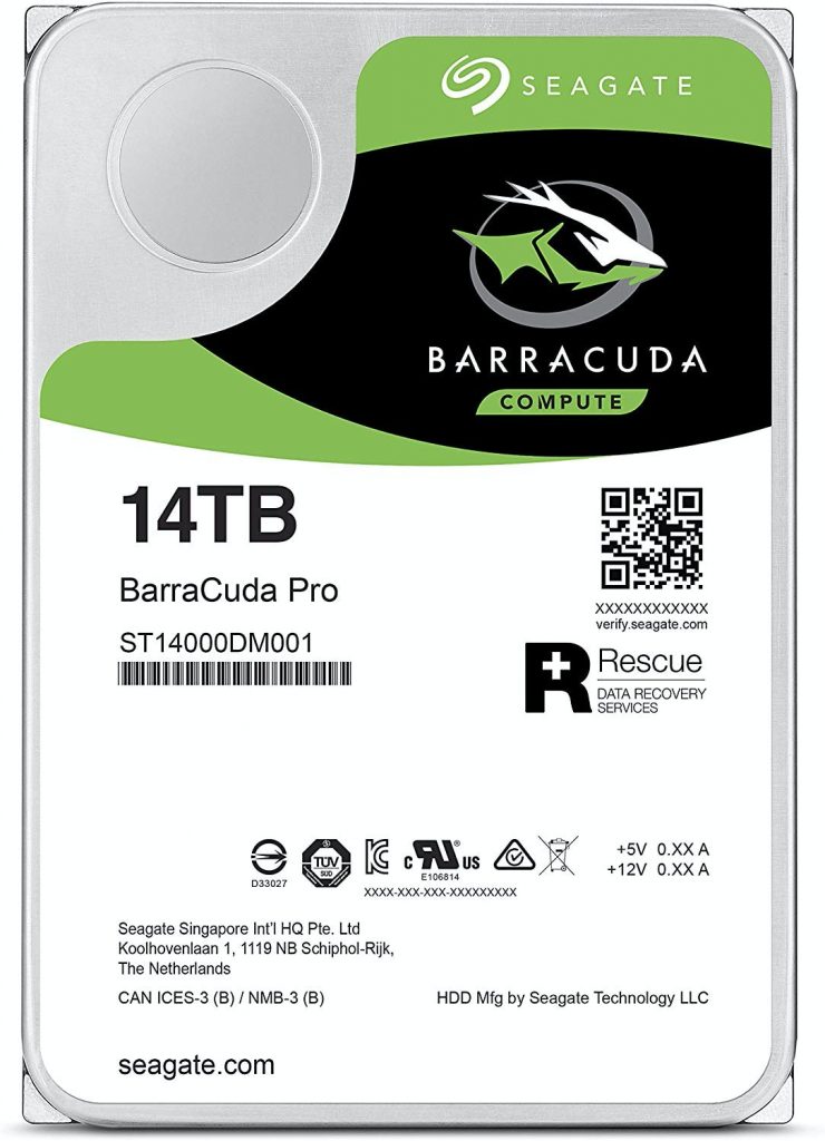 El mejor disco duro de 14TB: Seagate Barracuda Pro 