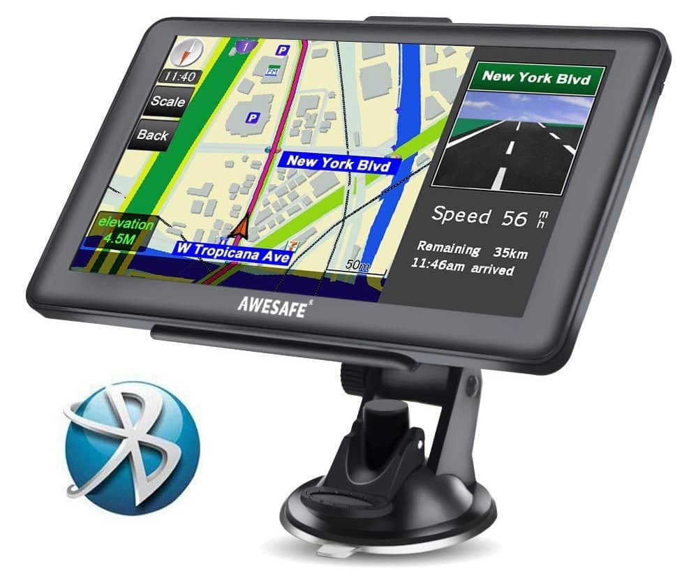 AWESAFE GPS para coche de 7 Pulgadas