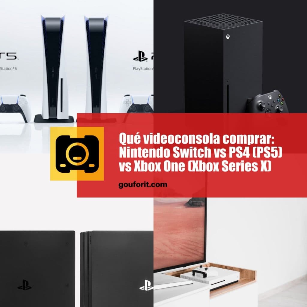 Qué videoconsola comprar: Nintendo Switch vs PS4 (PS5) vs Xbox One (Xbox Series X)
