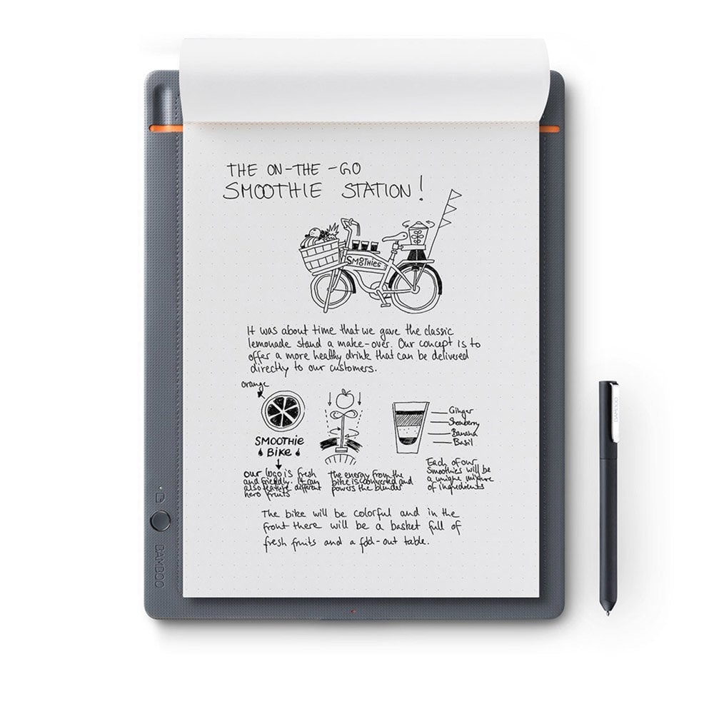 Wacom CDS-810S Bamboo Slate A4 - Cuaderno digital para apuntes y dibujo