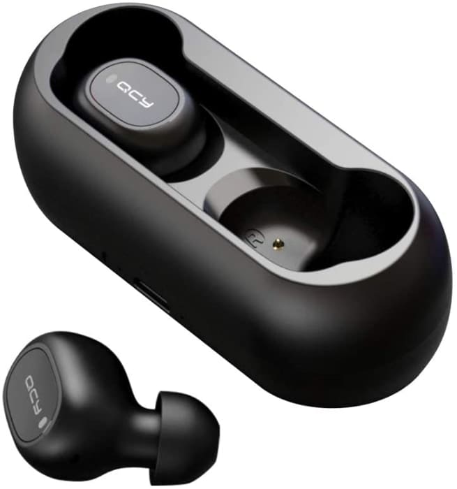 HOMSCAM - Auriculares inalámbricos QCY Bluetooth