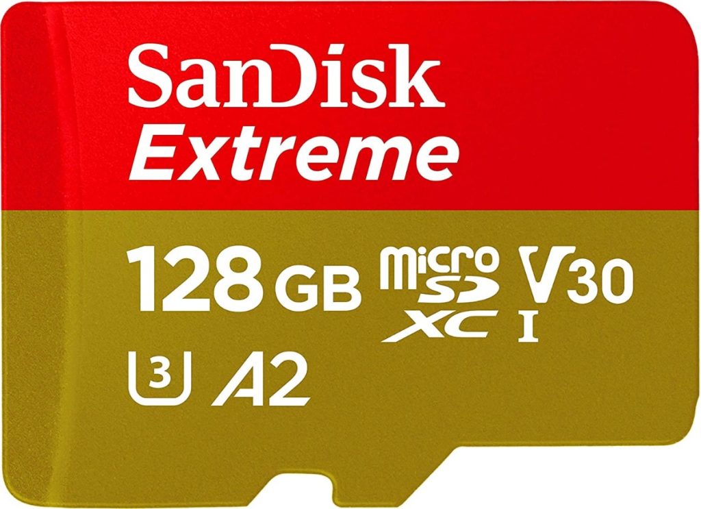 SanDisk Extreme - Tarjeta de memoria microSDXC de 128 GB: recomendada para la nintendo Switch. 
