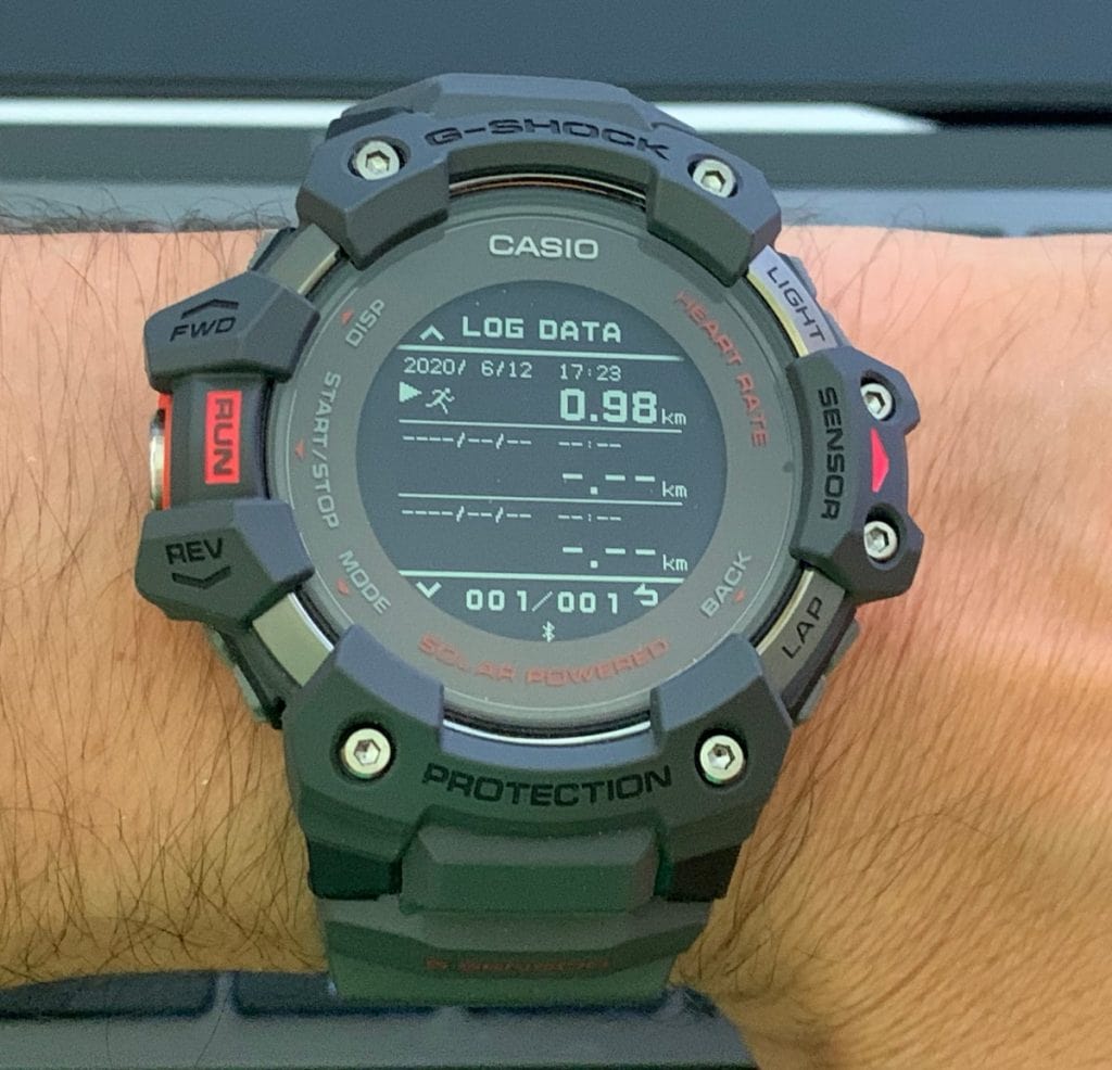 Casio G-Shock GBD-H1000: Interface