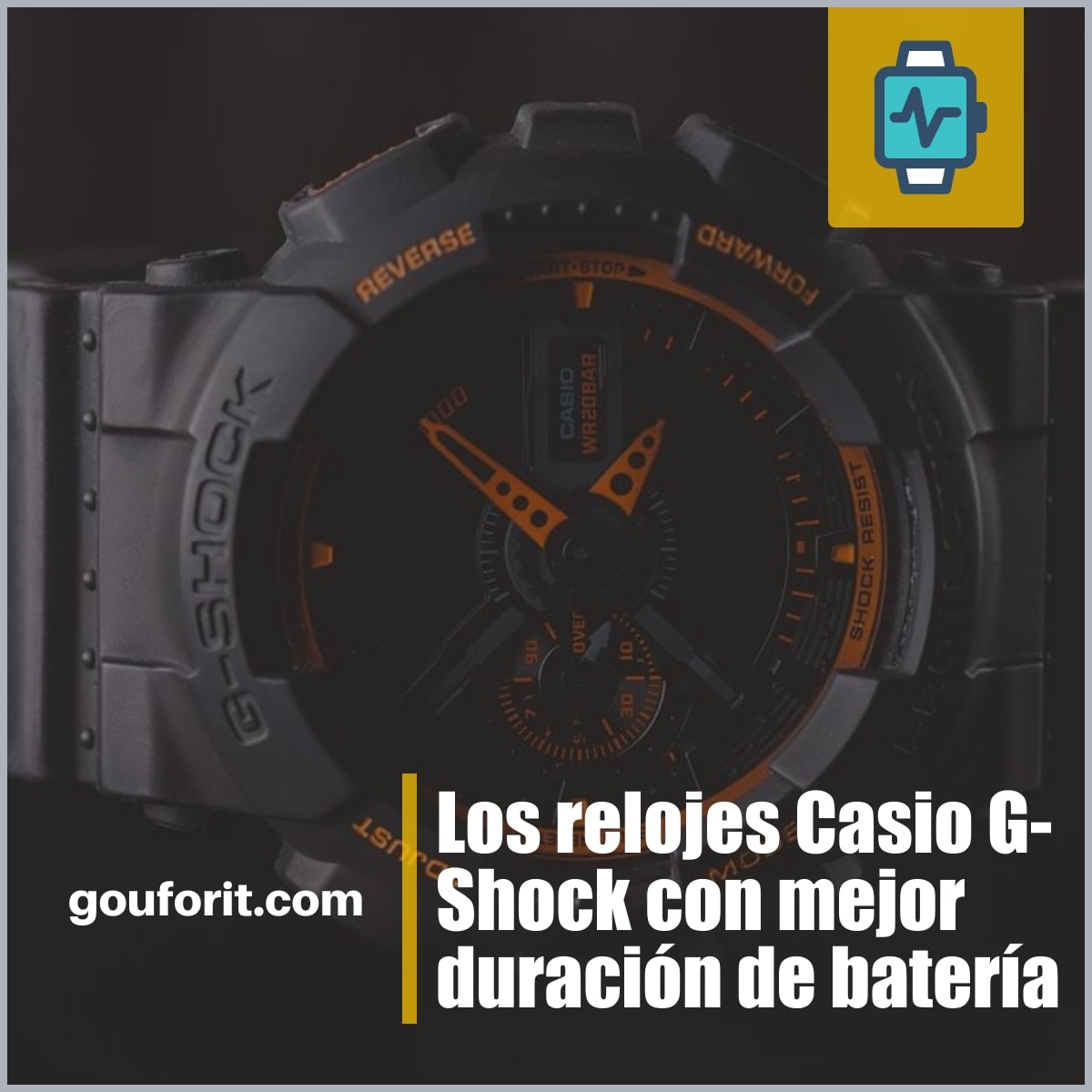 Los relojes Casio G-Shock con mejor duración de batería