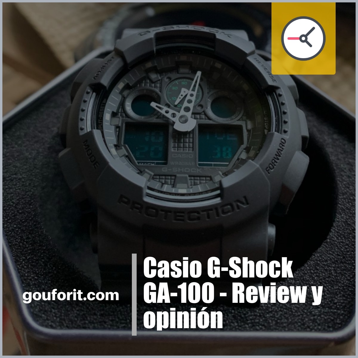 Casio G-Shock GA-100 - Review y opinión