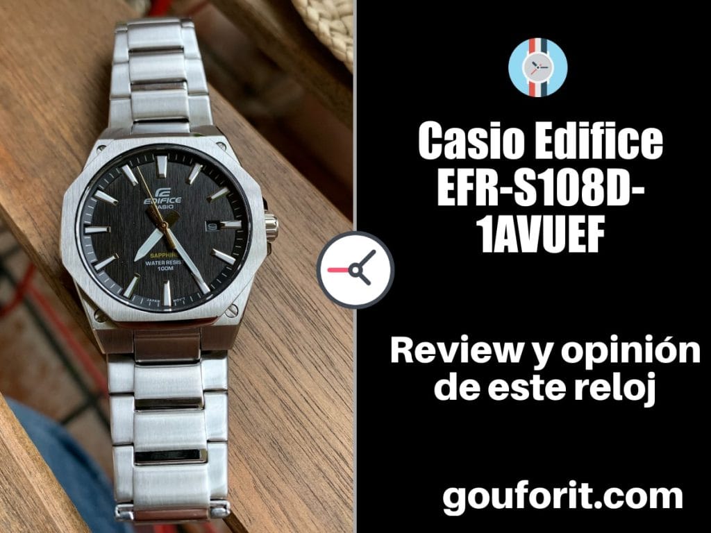 asio Edifice EFR-S108D-1AVUEF - Opinión y review