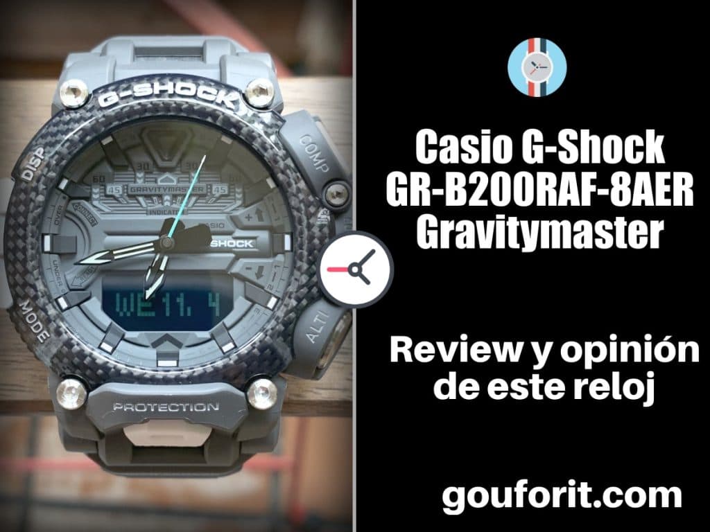 Casio G-Shock GR-B200 Gravitymaster - Opinión y review de este reloj para pilotos