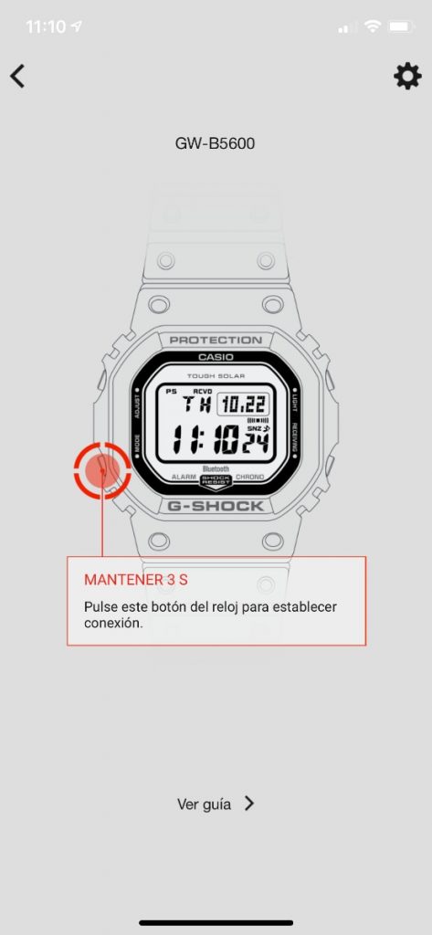Casio G-Shock GW-B5600: guia reloj