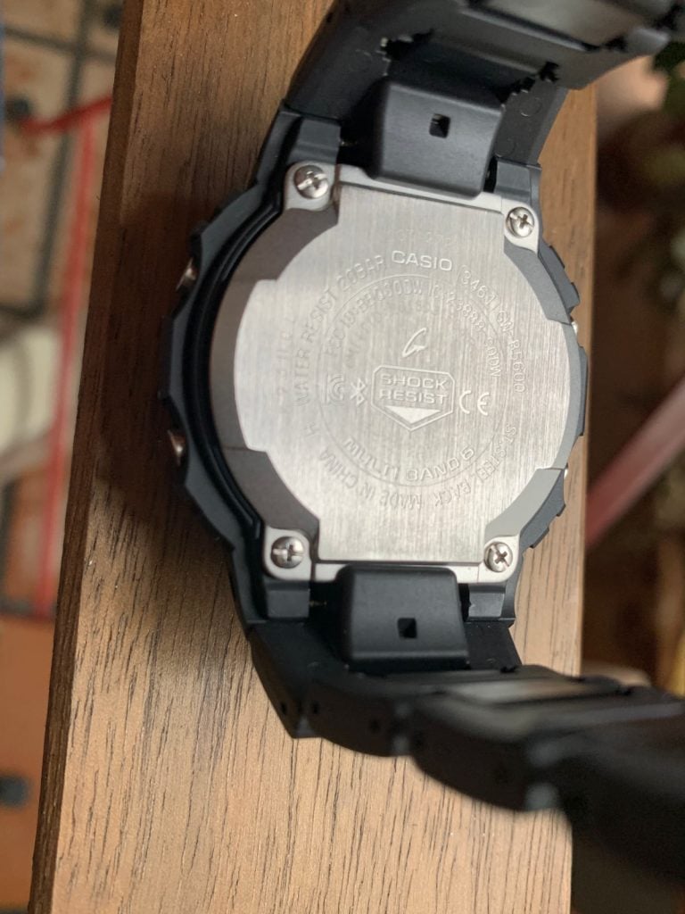 Casio G-Shock GW-B5600BC-1BER: parte trasera