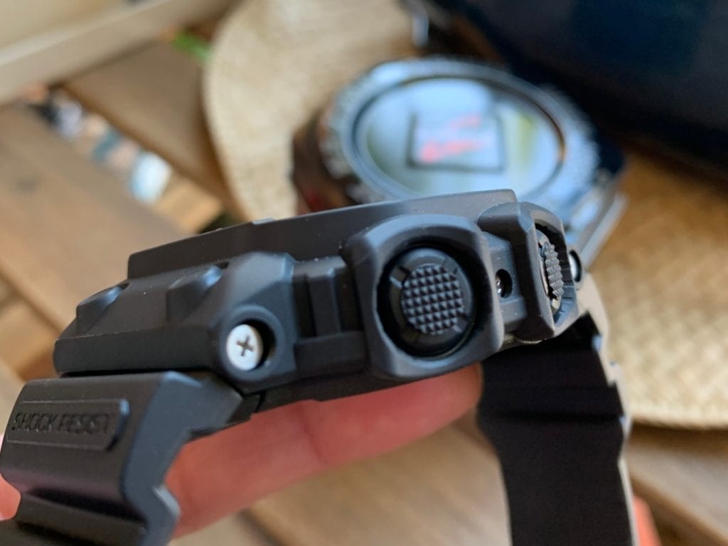 Casio G-SHOCK GX-56: botones