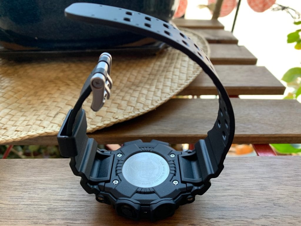 Casio G-SHOCK GX-56: parte trasera