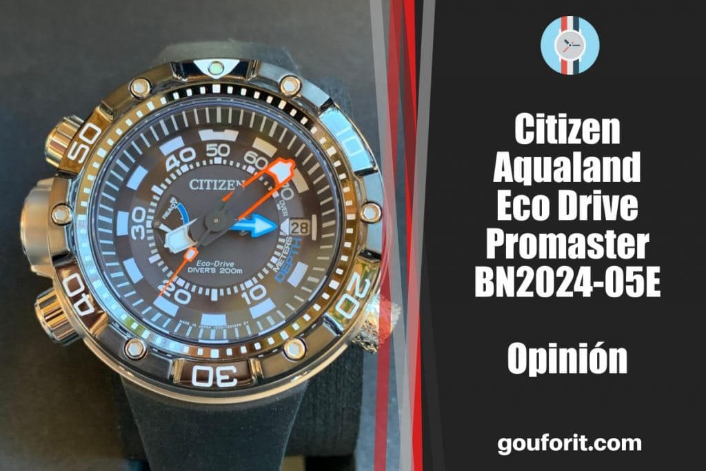 Reloj Citizen Aqualand Eco Drive BN2024-05E - Opinión y review de este diver