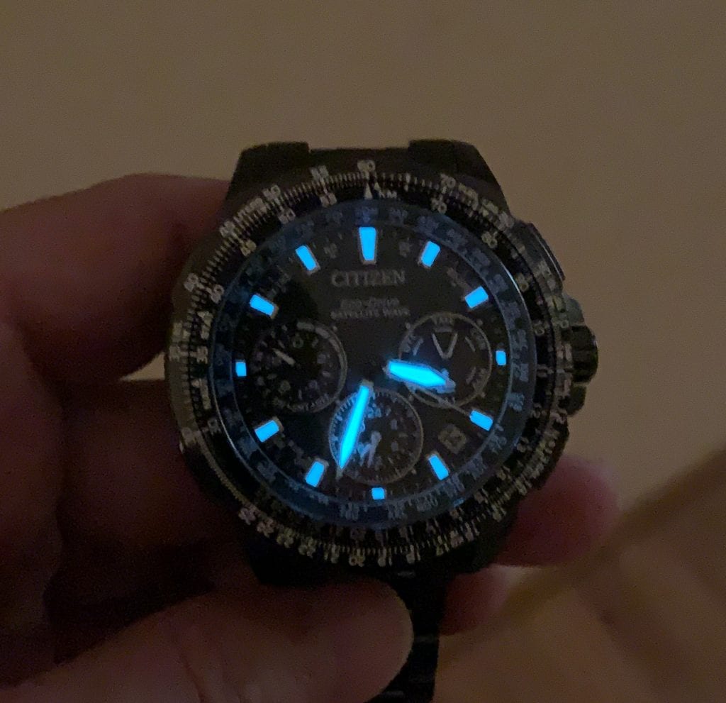 Reloj Citizen Eco Drive CC9025-51E Satellite Wave GPS Sky Premier: lumen