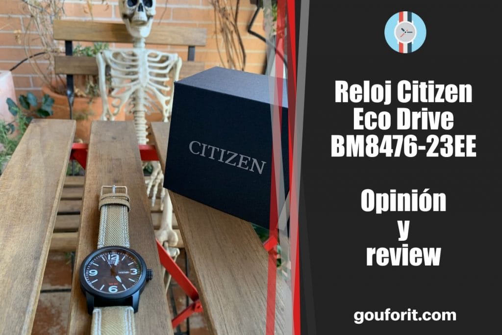 Reloj Citizen Eco Drive BM8476-23E - opinion y review