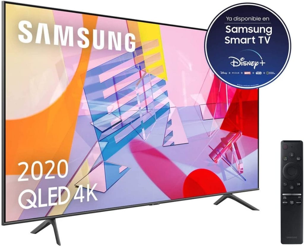Samsung QLED 4K 2020 55Q60T - Smart TV de 55" con Resolución 4K UHD