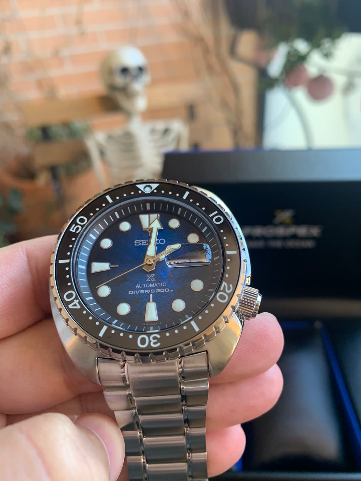 Seiko Prospex SRPE39K1: caja y esfera