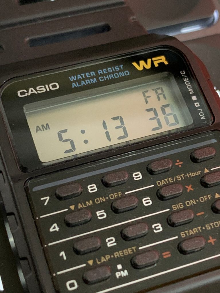 Casio CA-53W: pantalla LCD