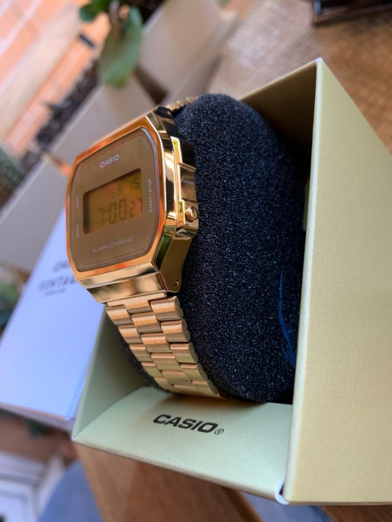Casio A168WG - el reloj Casio dorado
