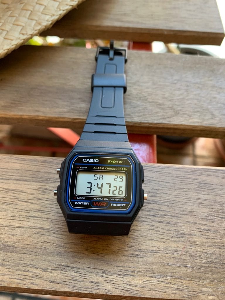 Casio F-91W: reloj vintage