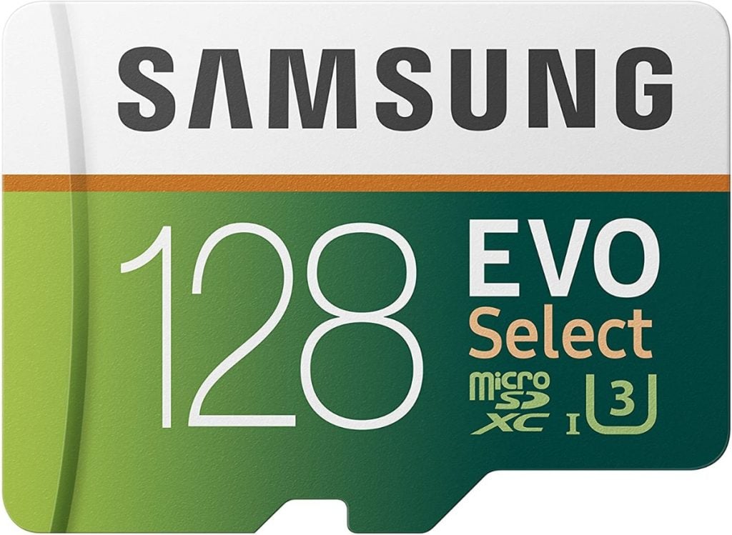 Samsung EVO Select - Tarjeta de Memoria microSDXC de 128 GB con Adaptador SD, 100 MB/s, U3