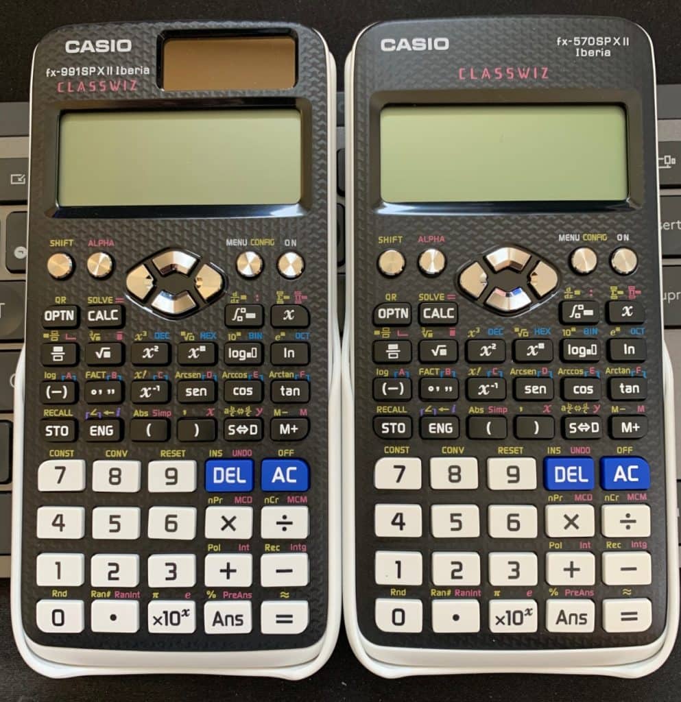 Casio FX-991SP X II Iberia vs Casio FX-570SP X II Iberia