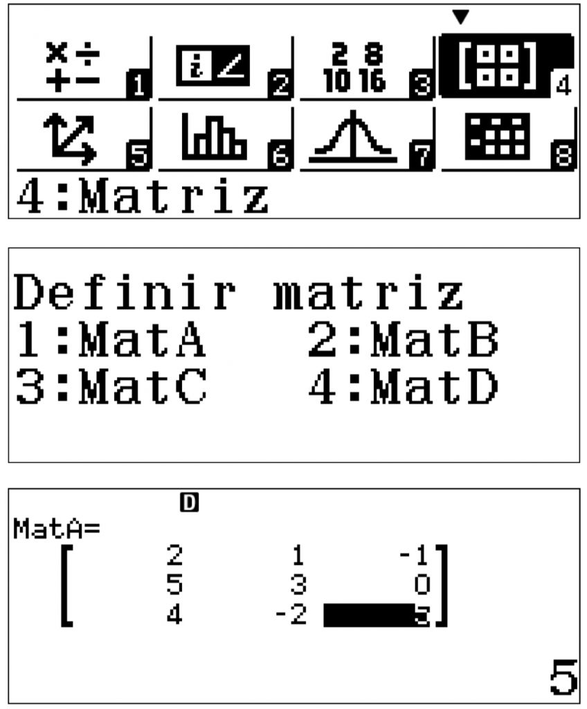 matrices calculadora