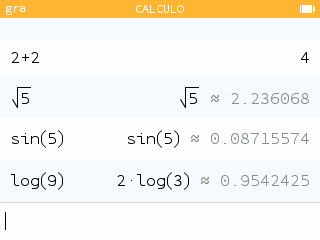 calculadora grafica numworks apps: calculos