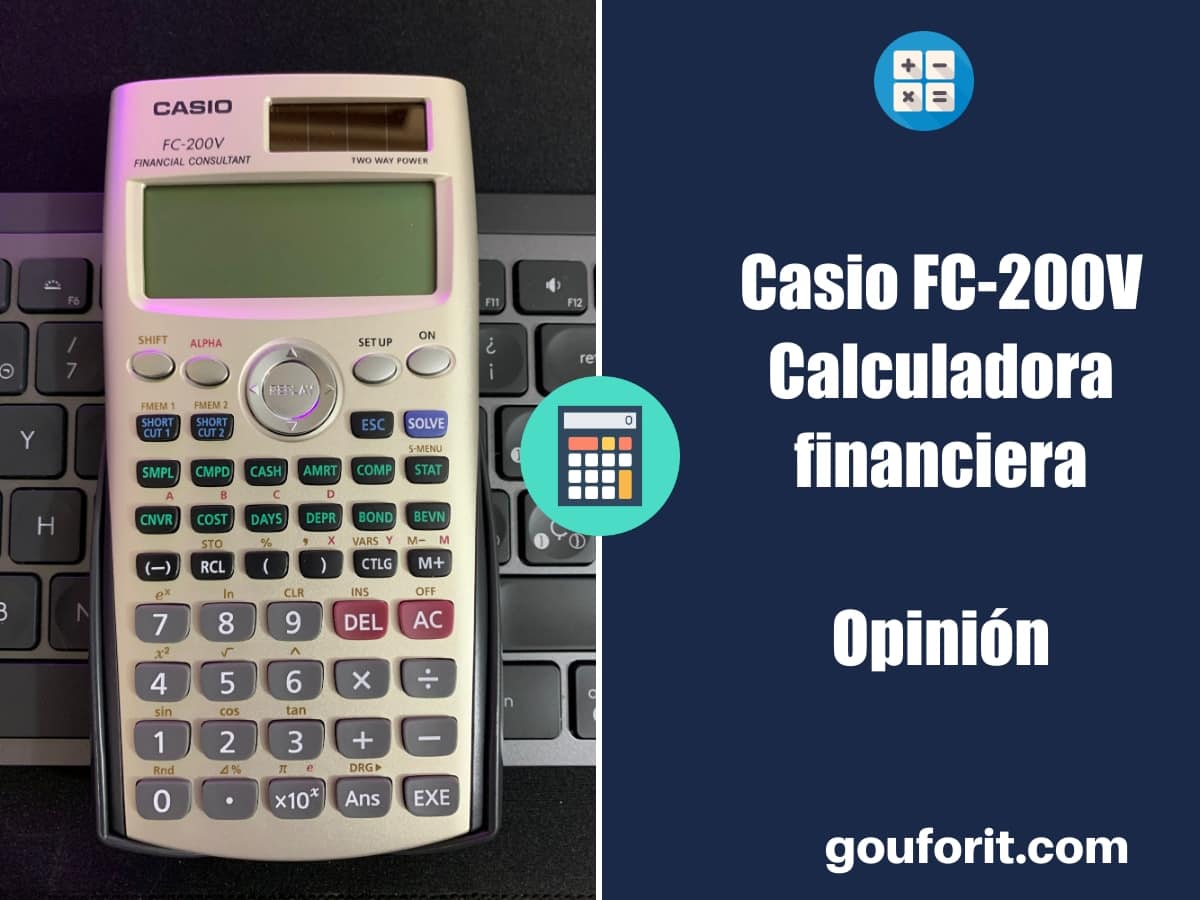 posponer carril Respetuoso Casio FC-200V - Calculadora financiera - Opinión y análisis