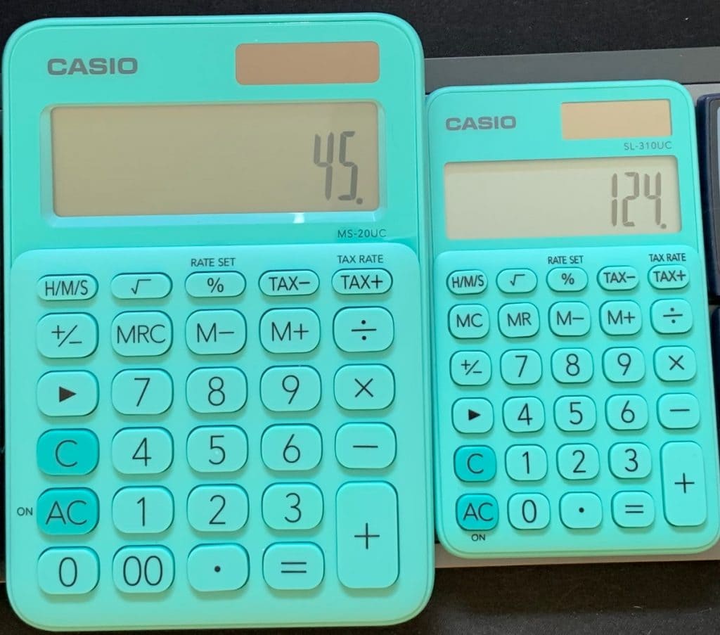 Casio MS-20UC y Casio SL-310UC